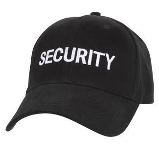 Rothco Security Supreme Low Profile Insignia Cap Black / White