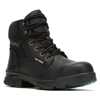 Men's Wolverine 6" DuraShocks SR Icon Waterproof CarbonMax Composite Toe Boots Black