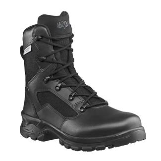 Men's HAIX 8" Trooper GTX Side-Zip Boots Black