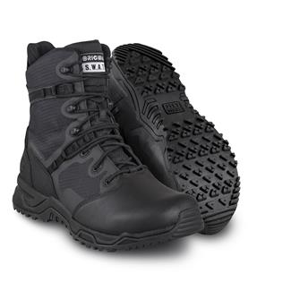 Men's Original SWAT 8" Alpha Fury Side-Zip Waterproof Boots Black