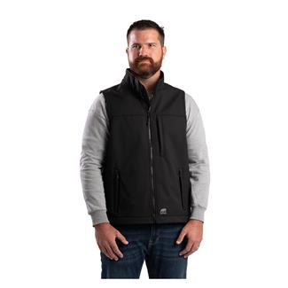 Men's Berne Workwear Highland Softshell Vest Black
