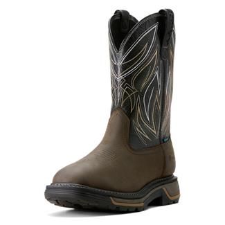 Men's Ariat Big Rig BOA Waterproof Boots Iron Coffee / Black