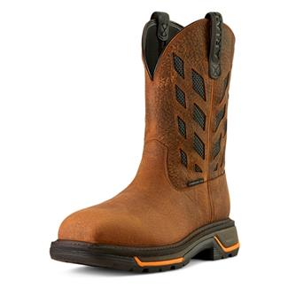 Men's Ariat Big Rig Tread VentTEK Composite Toe Boots Earth / Graphite