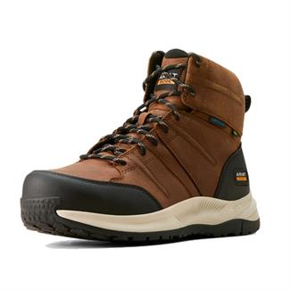 Men's Ariat 6" Outpace Shift SD Waterproof Composite Toe Boots Natural Brown