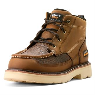 Men's Ariat Rebar Lift Chukka Boots Distressed Brown / Sharkskin Print
