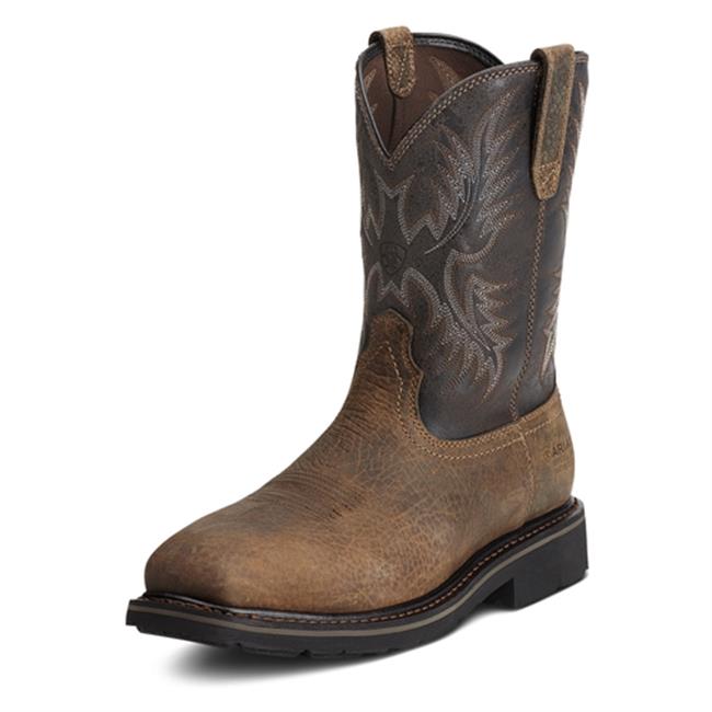 Men s Ariat Sierra Puncture Resistant Steel Toe Boots Work Boots Superstore WorkBoots