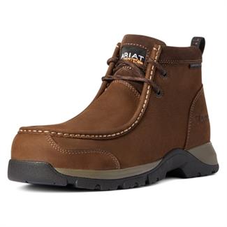 Women's Ariat Edge LTE Moc Composite Toe Boots Dark Brown
