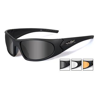 Wiley X Romer 3 Matte Black (frame) - Smoke Gray / Clear / Light Rust (3 Lenses)