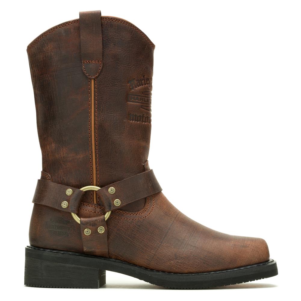 Men's Harley Davidson Footwear Hustin West Side-Zip Boots