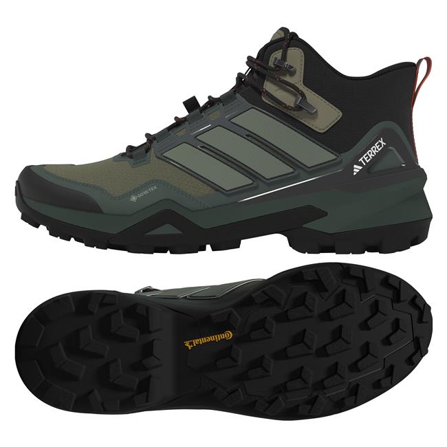 adidas Terrex Skychaser Mid Gore-Tex Hiking Shoes - Men's - Core Black / Carbon - 9 adidas Terrex Skychaser Mid Gore-Tex Hiking Shoes - Men's - Core Black / Carbon - 9