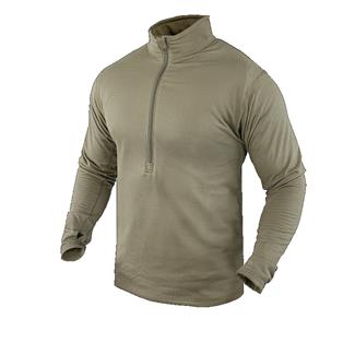 Men's Condor Base II Zip Pullover Coyote Tan