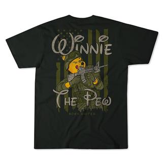 Men's Born United Winnie The Pew T-Shirt Black