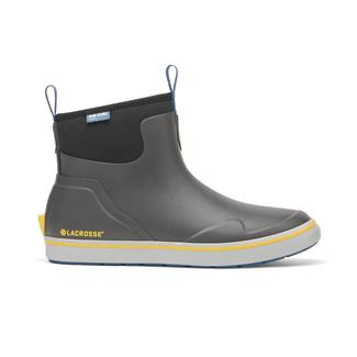 Men's LaCrosse 6" Alpha Deck Waterproof Boots Dark Shadow