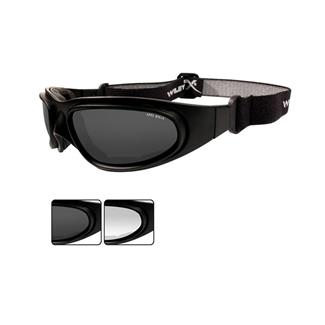 Wiley X SG-1 Matte Black (frame) - Smoke Gray / Clear (2 Lenses)