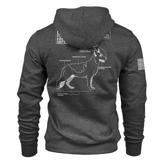 Men's Nine Line Apparel Landshark Hoodie Charcoal