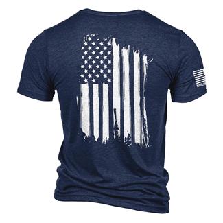 Men's Nine Line Tri-Blend America T-Shirt Navy