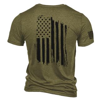 Men's Nine Line Tri-Blend America T-Shirt Olive