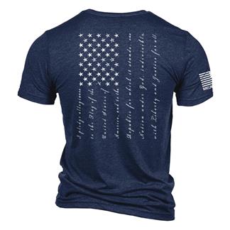 Men's Nine Line Tri-Blend The Pledge T-Shirt Navy