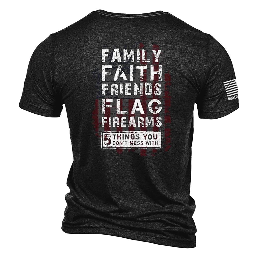Nine Line Tri-Blend 5 Things T-Shirt