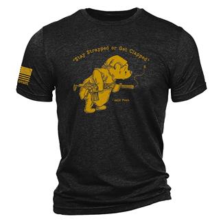 Nine Line Stay Strepped Pooh Bear T-Shirt Black