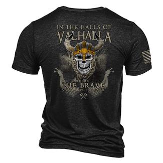 Men's Nine Line Tri-Blend Valhalla T-Shirt Black