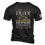 Nine Line Duty Honor Courage T-Shirt