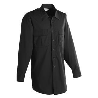 Men's Elbeco ADU Long Sleeve RipStop Shirt Black