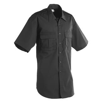 Men's Elbeco ADU Short Sleeve RipStop Shirt Black