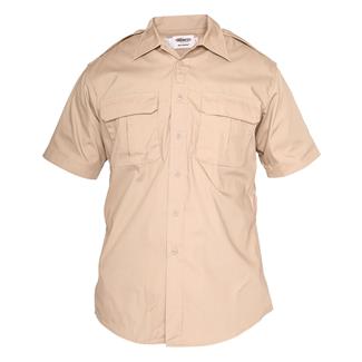 Men's Elbeco ADU Short Sleeve RipStop Shirt Khaki
