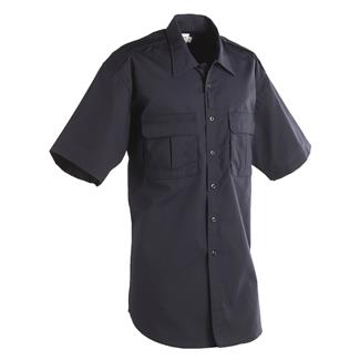 Men's Elbeco ADU Short Sleeve RipStop Shirt Midnight Navy