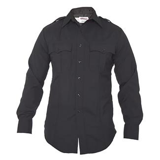 Men's Elbeco Distinction Long Sleeve Poly / Wool Shirt Navy