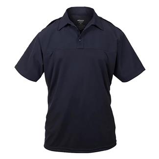 Men's Elbeco Distinction West Coast Short Sleeve Poly / Wool Shirt Navy