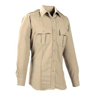 Women's Elbeco DutyMaxx Long Sleeve Poly / Rayon Stretch Shirt Silvertan