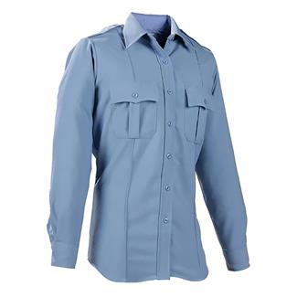 Women's Elbeco DutyMaxx Long Sleeve Poly / Rayon Stretch Shirt Medium Blue