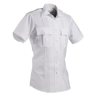Men's Elbeco DutyMaxx Short Sleeve Poly / Rayon Stretch Shirt White