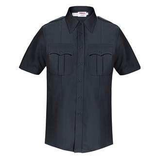 Men's Elbeco DutyMaxx Short Sleeve Poly / Rayon Stretch Shirt Midnight Navy
