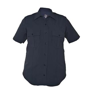 Women's Elbeco DutyMaxx Short Sleeve Poly / Rayon Stretch Shirt Midnight Navy