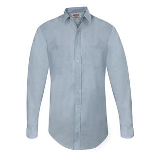 Men's Elbeco Express Long Sleeve Dress Shirt Light Blue