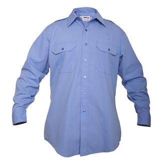 Men's Elbeco First Responder Long Sleeve Shirt Medium Blue