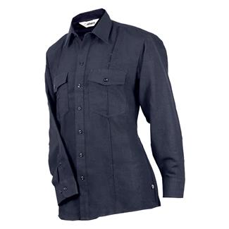 Men's Elbeco HeroGuard DuPont Nomex Battalion Long Sleeve Shirt Midnight Navy