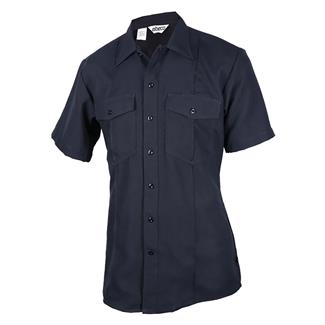Men's Elbeco HeroGuard DuPont Nomex Battalion Short Sleeve Shirt Midnight Navy