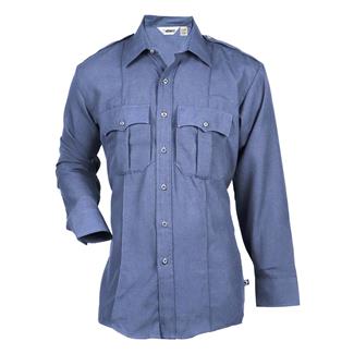Men's Elbeco HeroGuard DuPont Nomex Bravo Long Sleeve Shirt Medium Blue