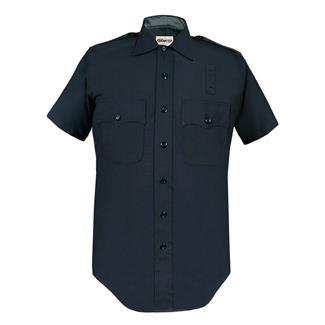 Men's Elbeco LAPD Short Sleeve 100% Wool Shirt Midnight Navy