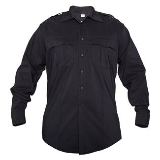 Men's Elbeco Reflex Long Sleeve Stretch RipStop Shirt Midnight Navy