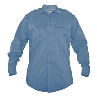 Men's Elbeco Reflex Long Sleeve Stretch RipStop Shirt French Blue
