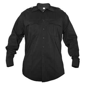 Women's Elbeco Reflex Long Sleeve Stretch RipStop Shirt Black