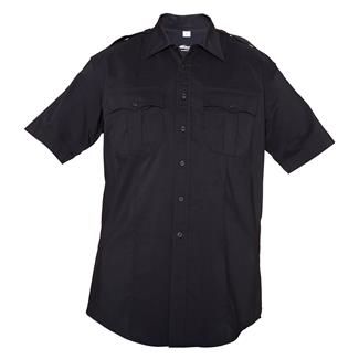 Men's Elbeco Reflex Short Sleeve Stretch RipStop Shirt Midnight Navy