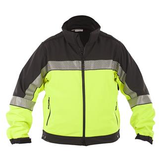 Men's Elbeco Shield Color Block Soft Shell Hi-Vis / Black