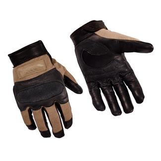 Wiley X Hybrid Removable Knuckle Gloves Coyote Tan