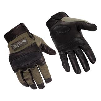 Wiley X Hybrid Removable Knuckle Gloves Foliage Green